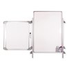 Ghent Nexus Double-Sided Portable Whiteboard Tablet, 27.88x27.88, White Surface, Satin Aluminum Frame NEX101TN